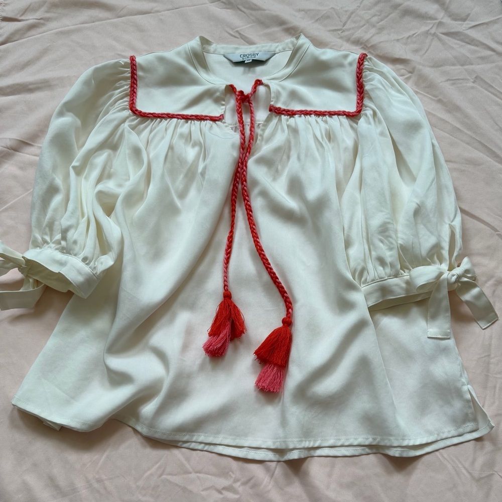 Crosby by Mollie Burch Blouse - Cream, XS